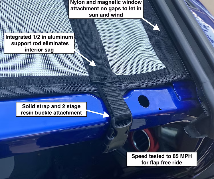 Jeep Wrangler JLU Sunshade JTopsUSA