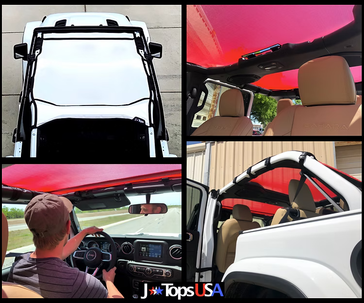 Jeep Wrangler JLU Sunshade JTopsUSA