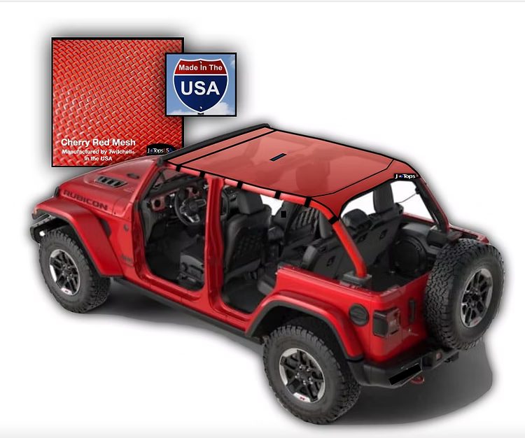 Jeep Wrangler JLU Sunshade JTopsUSA