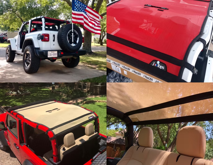 Jeep Wrangler JL 2D Sun Shade (2018 - 2023) Models
