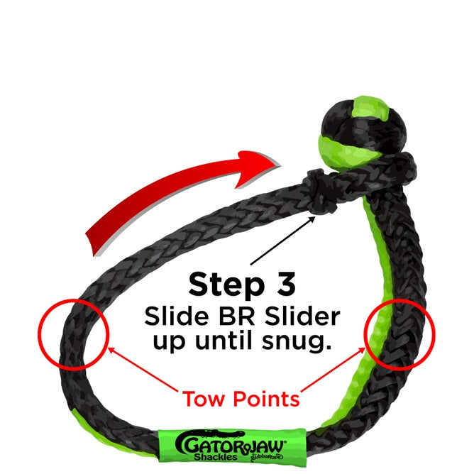 5/16″ NexGen Gator-Jaw® PRO Synthetic Soft Shackle