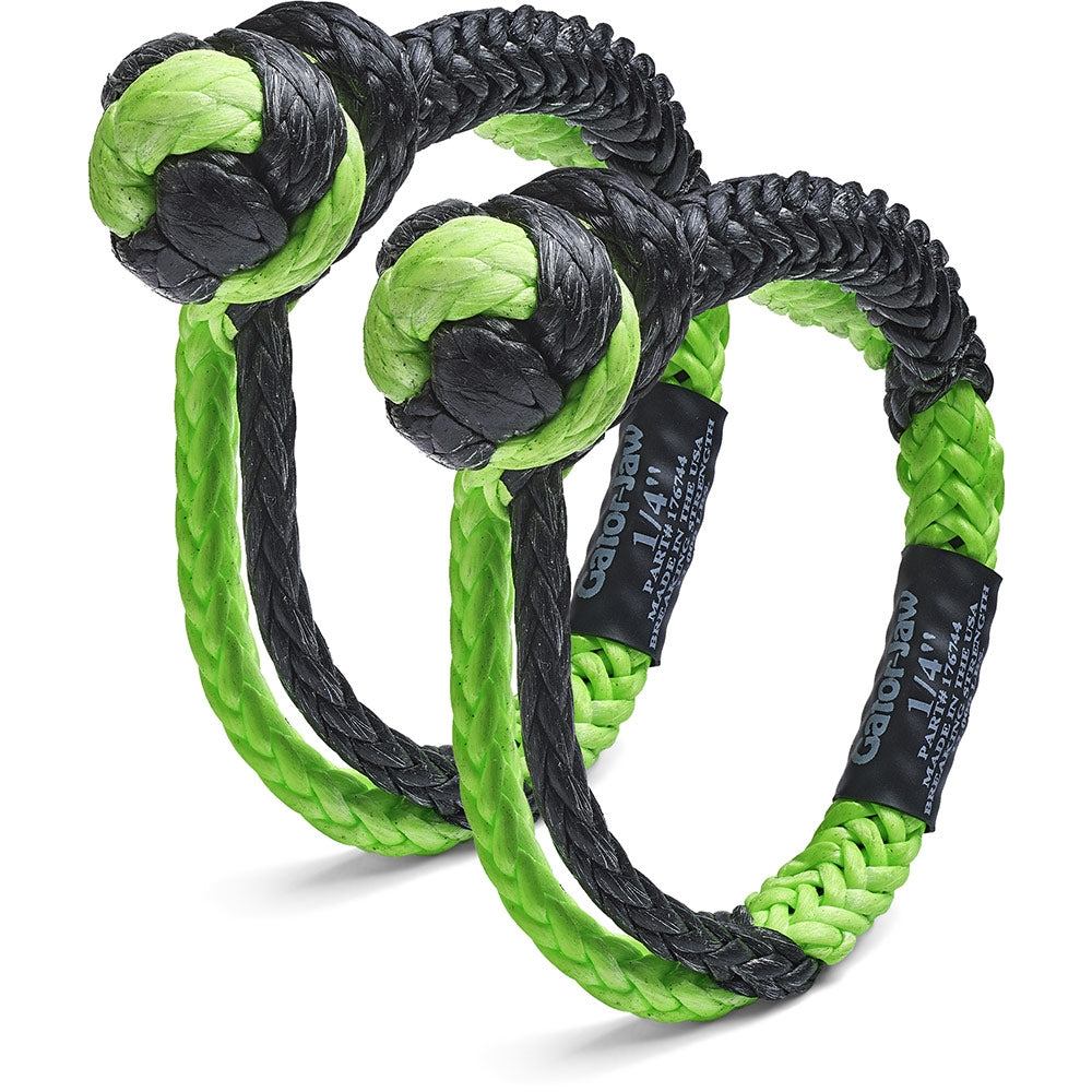 1/4″ Mini Gator-Jaw® Synthetic Soft Shackle