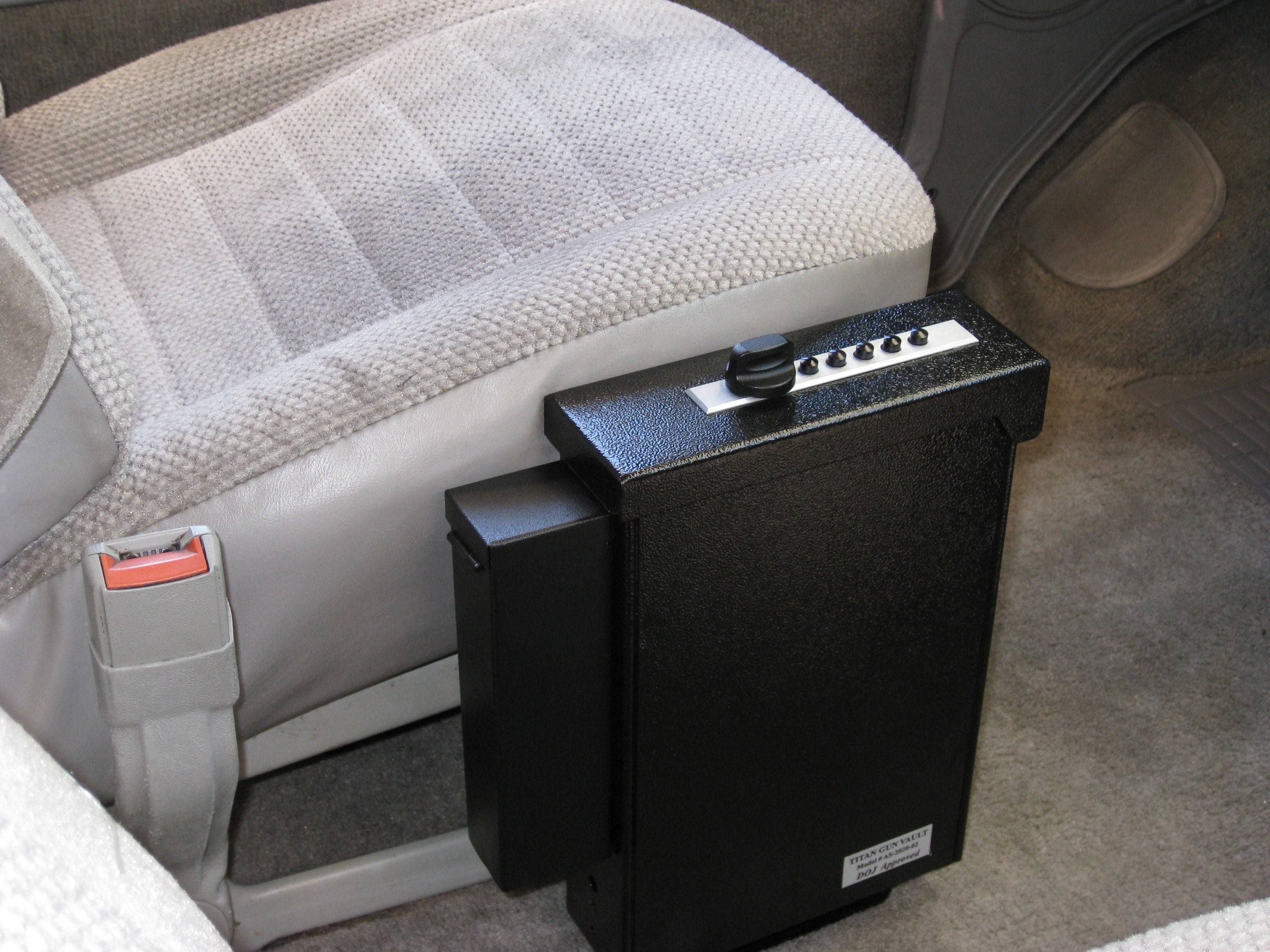 Titan Gun Safe Pistol Vault Bundle "Quick Access Vehicle Handgun Safe"